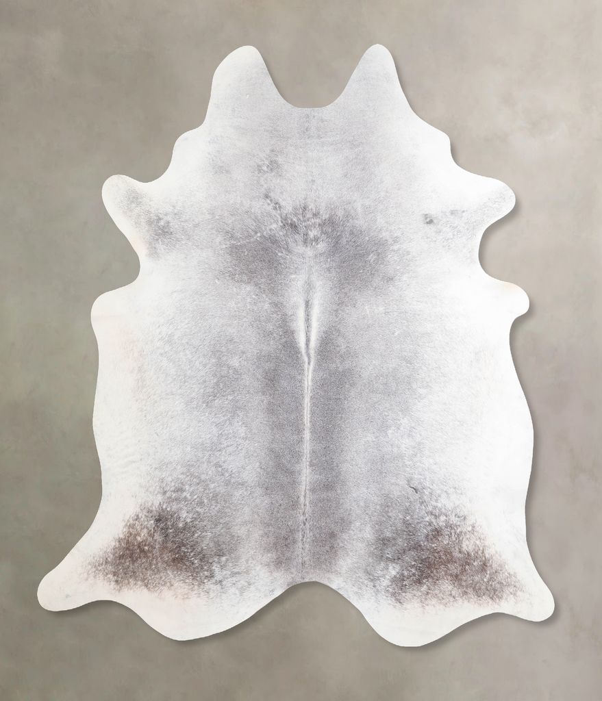 Medium Grey X-Large Brazilian Cowhide Rug 7'3"H x 6'4"W #A29340 by Hudson Hides