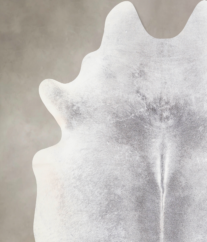 Medium Grey X-Large Brazilian Cowhide Rug 7'3"H x 6'4"W #A29340 by Hudson Hides