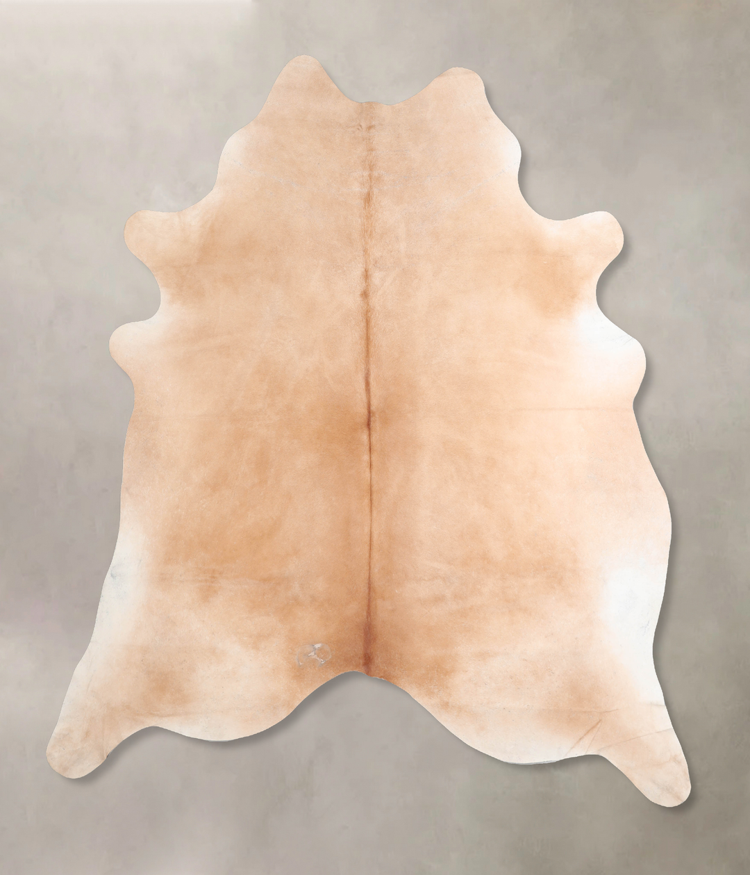 Beige XX-Large Brazilian Cowhide Rug 7'11"H x 6'10"W #A29348 by Hudson