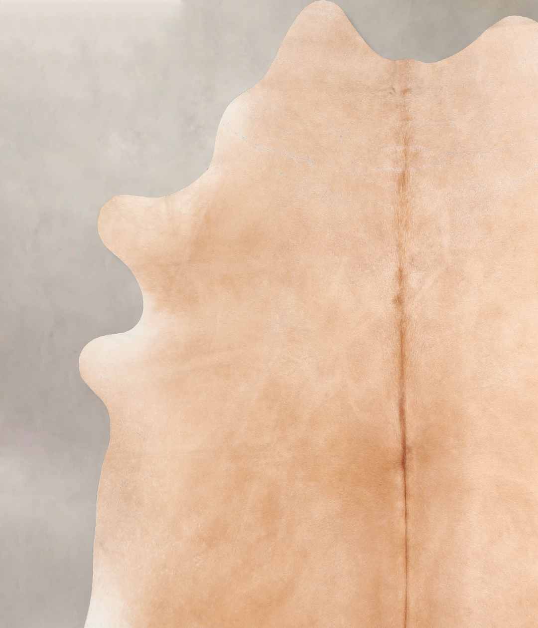 Beige XX-Large Brazilian Cowhide Rug 7'11"H x 6'10"W #A29348 by Hudson