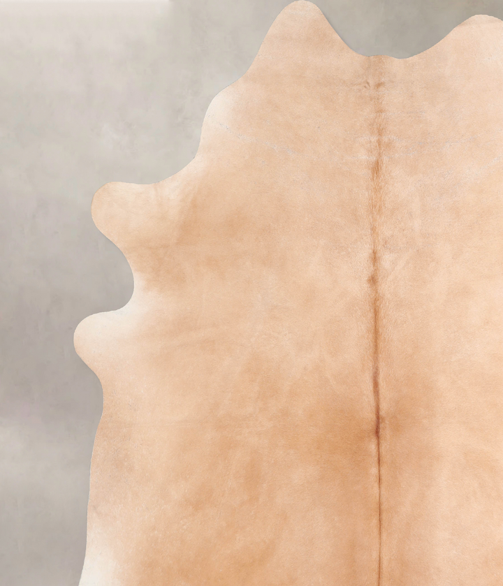 Beige XX-Large Brazilian Cowhide Rug 7'11"H x 6'10"W #A29348 by Hudson Hides