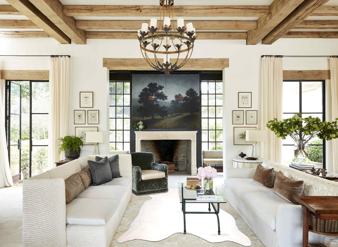 Light Grey XX-Large Brazilian Cowhide Rug 7'8"H x 6'9"W #A29349 by Hud