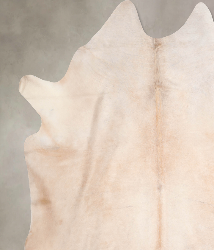 Beige XX-Large Brazilian Cowhide Rug 7'3"H x 7'7"W #A29355 by Hudson Hides