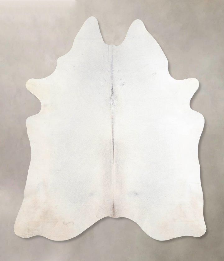 Light Grey X-Large Brazilian Cowhide Rug 7'5"H x 6'7"W #A29356 by Hudson Hides