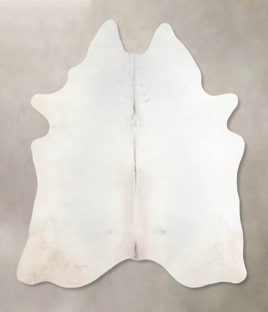 Light Grey X-Large Brazilian Cowhide Rug 7'5"H x 6'7"W #A29356 by Hudson Hides