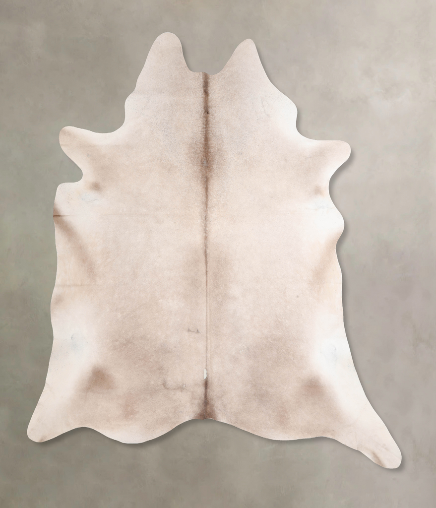 Champagne XX-Large Brazilian Cowhide Rug 7'8"H x 6'10"W #A29360 by Hudson Hides
