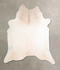Ivory with Beige XX-Large Brazilian Cowhide Rug 7'10