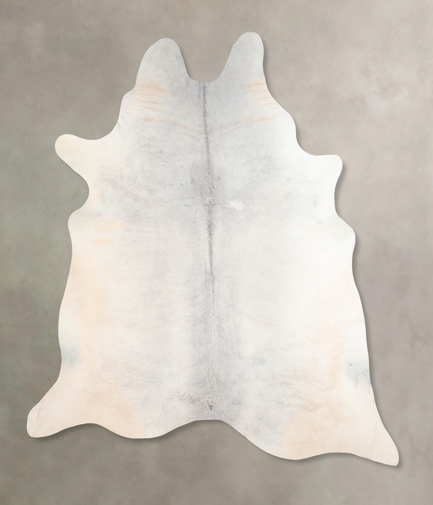 Grey with Beige XX-Large Brazilian Cowhide Rug 8'2"H x 7'4"W #A29420 by Hudson Hides