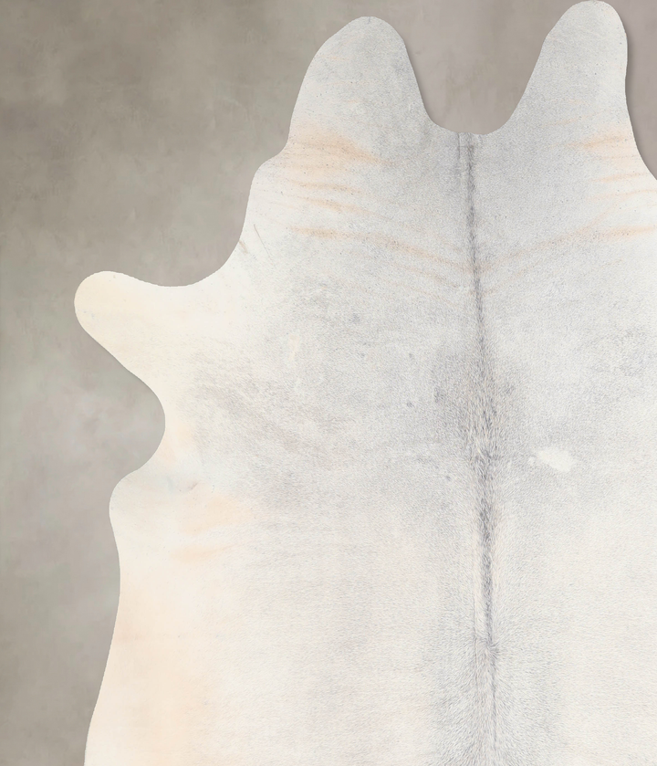 Grey with Beige XX-Large Brazilian Cowhide Rug 8'2"H x 7'4"W #A29420 by Hudson Hides