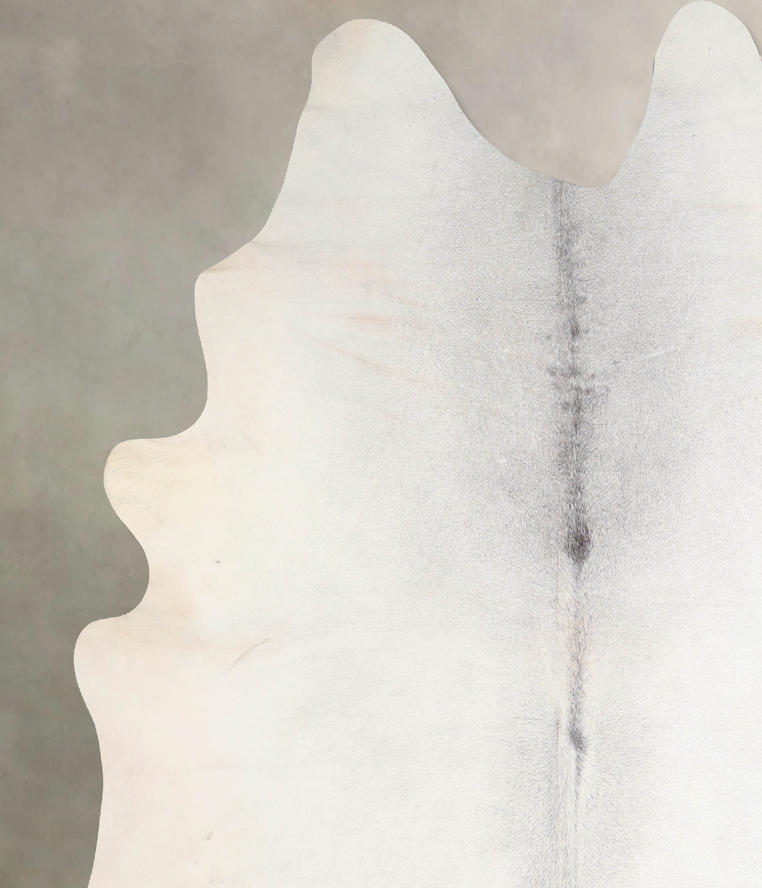 Light Grey XX-Large Brazilian Cowhide Rug 8'3"H x 7'0"W #A29423 by Hud