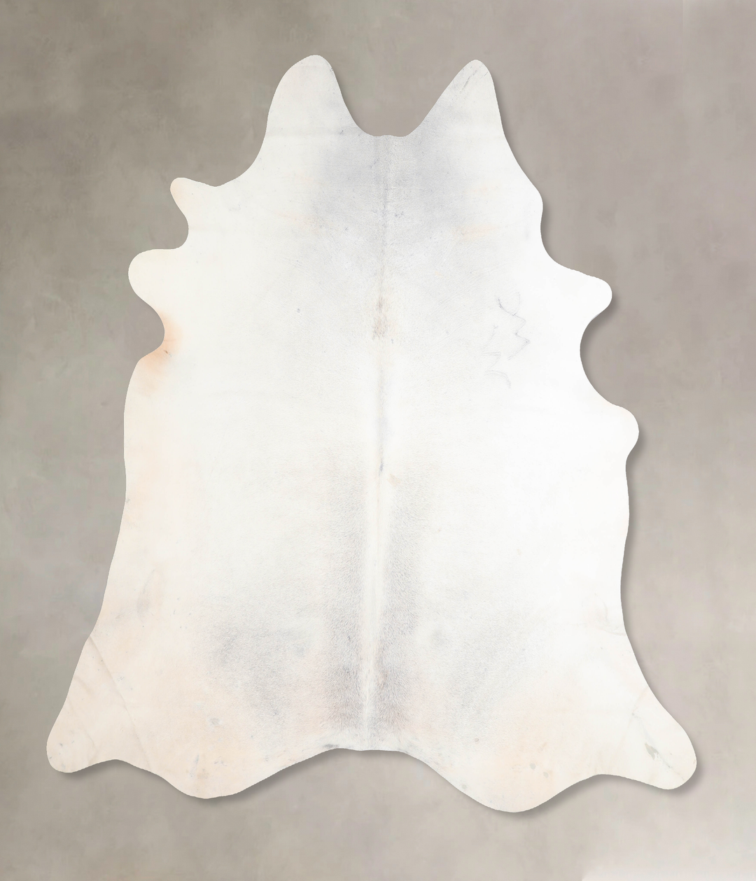 Light Grey XX-Large Brazilian Cowhide Rug 7'6"H x 7'5"W #A29436 by Hud