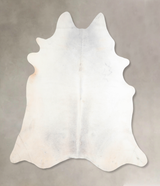 Light Grey XX-Large Brazilian Cowhide Rug 7'6"H x 7'5"W #A29436 by Hudson Hides