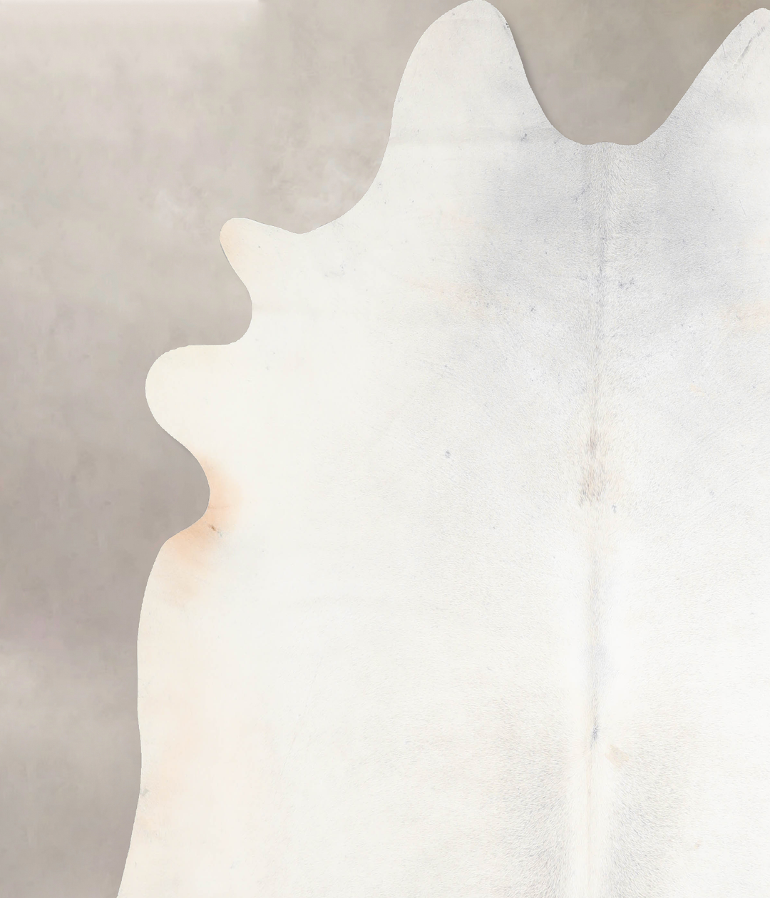 Light Grey XX-Large Brazilian Cowhide Rug 7'6"H x 7'5"W #A29436 by Hud