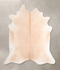 Beige XX-Large Brazilian Cowhide Rug 7'3