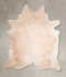 Beige XX-Large Brazilian Cowhide Rug 8'1