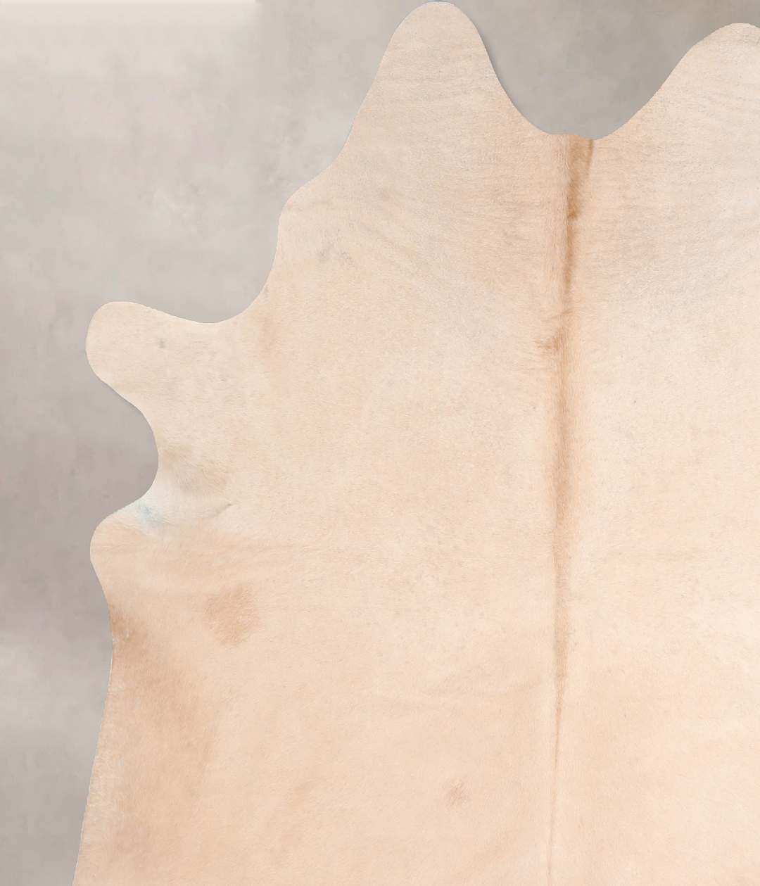 Beige XX-Large Brazilian Cowhide Rug 7'8"H x 6'11"W #A29444 by Hudson 