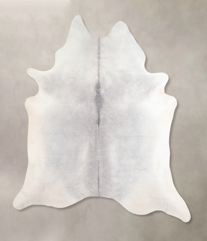 Medium Grey XX-Large Brazilian Cowhide Rug 7'8"H x 6'11"W #A29449 by Hudson Hides
