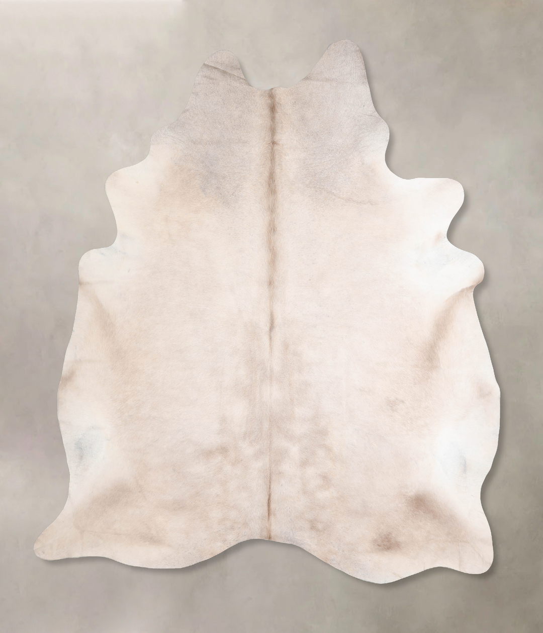 Beige XX-Large Brazilian Cowhide Rug 7'10"H x 6'11"W #A29457 by Hudson