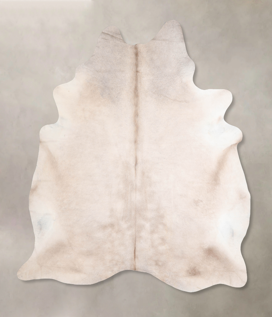 Beige XX-Large Brazilian Cowhide Rug 7'10"H x 6'11"W #A29457 by Hudson Hides