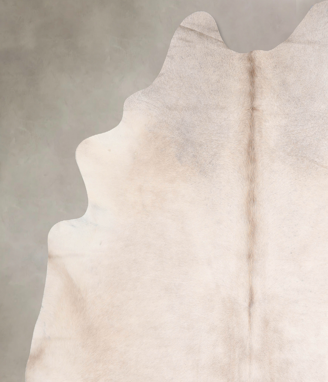 Beige XX-Large Brazilian Cowhide Rug 7'10"H x 6'11"W #A29457 by Hudson