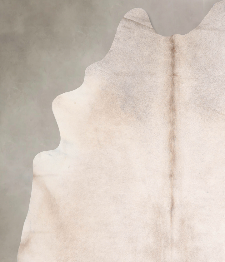 Beige XX-Large Brazilian Cowhide Rug 7'10"H x 6'11"W #A29457 by Hudson Hides