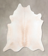 Grey with Beige XX-Large Brazilian Cowhide Rug 7'2"H x 7'0"W #A29465 by Hudson Hides