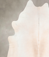 Grey with Beige XX-Large Brazilian Cowhide Rug 7'2"H x 7'0"W #A29465 by Hudson Hides