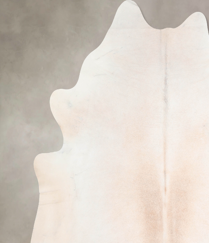 Grey with Beige XX-Large Brazilian Cowhide Rug 7'2"H x 7'0"W #A29465 by Hudson Hides