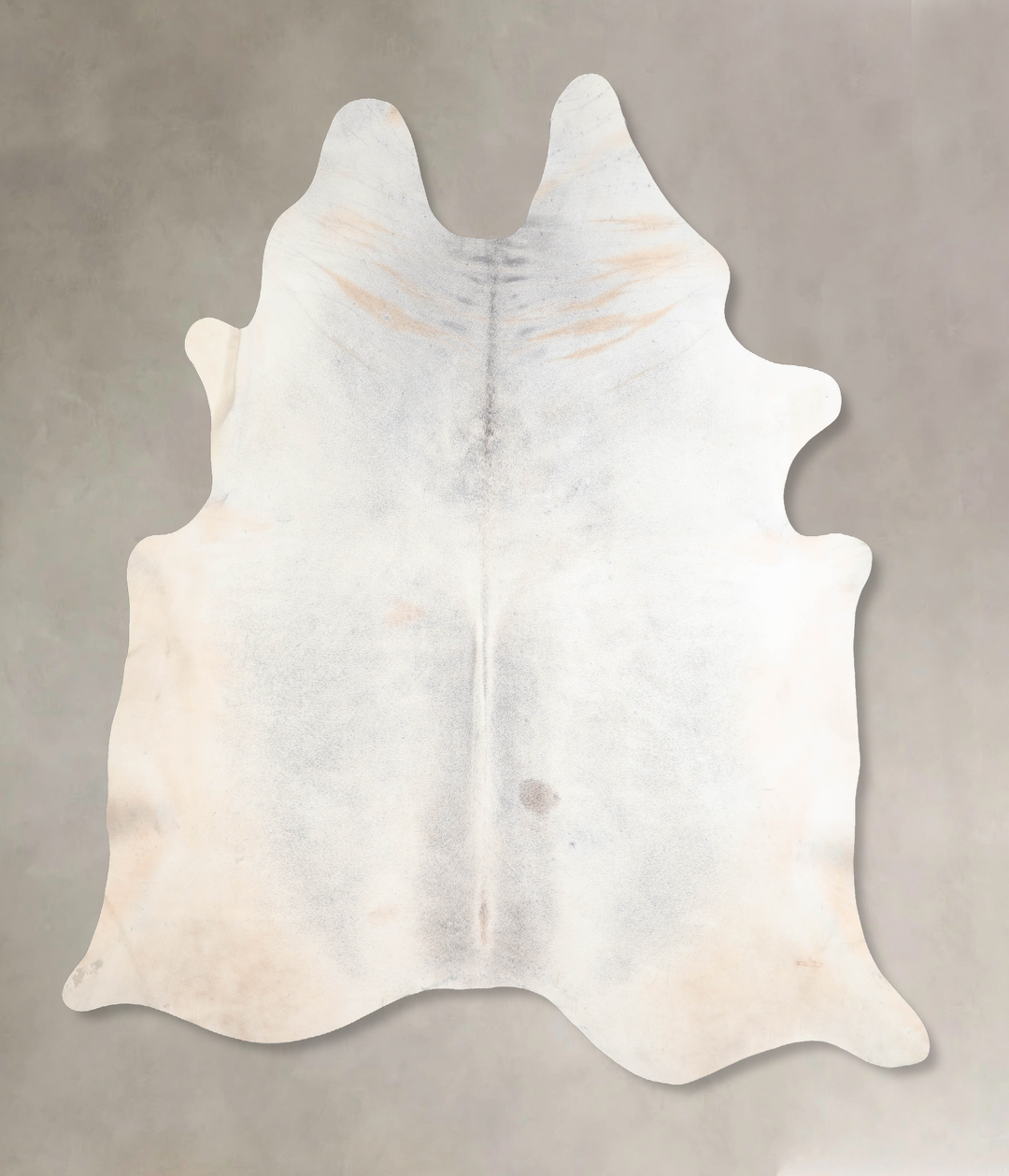 Grey with Beige XX-Large Brazilian Cowhide Rug 8'4"H x 7'7"W #A29481 b