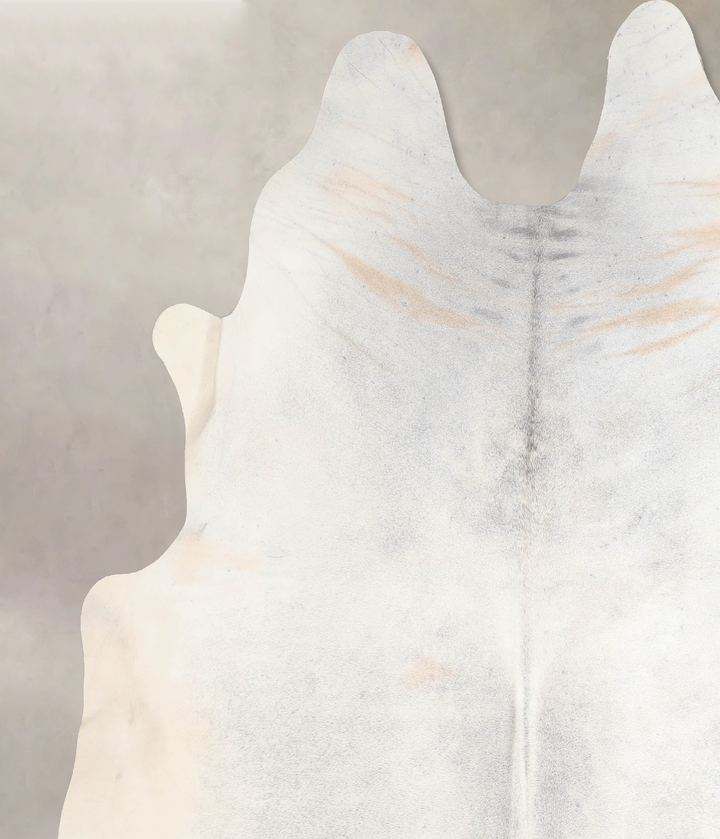 Grey with Beige XX-Large Brazilian Cowhide Rug 8'4"H x 7'7"W #A29481 by Hudson Hides