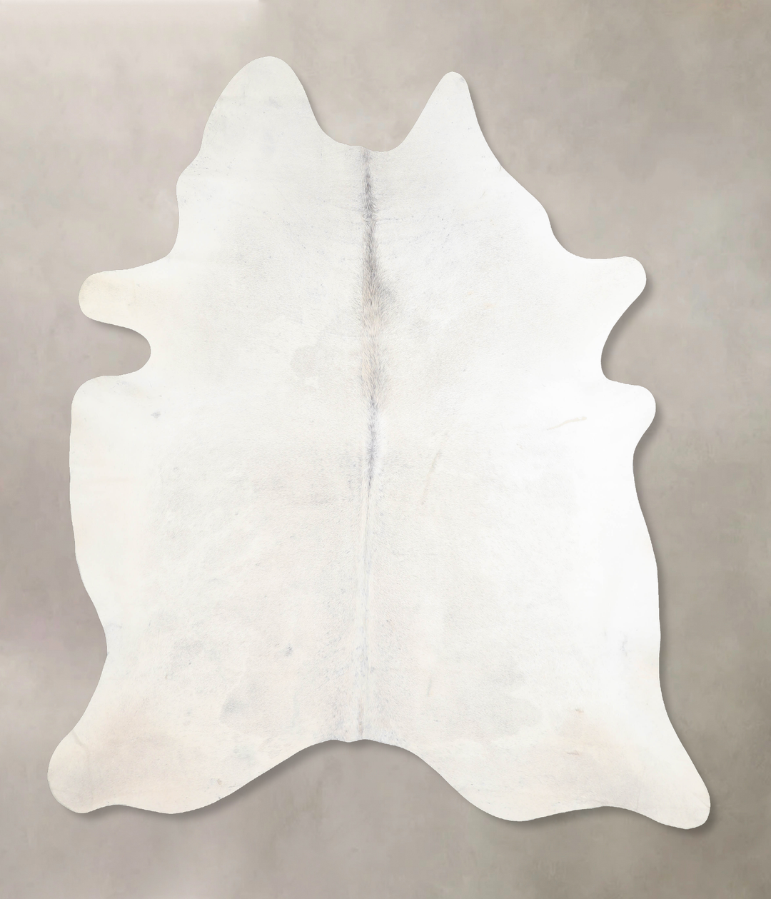 Light Grey XX-Large Brazilian Cowhide Rug 7'7"H x 6'9"W #A29486 by Hud