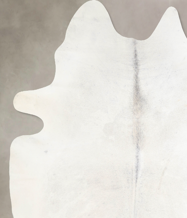 Light Grey XX-Large Brazilian Cowhide Rug 7'7"H x 6'9"W #A29486 by Hudson Hides