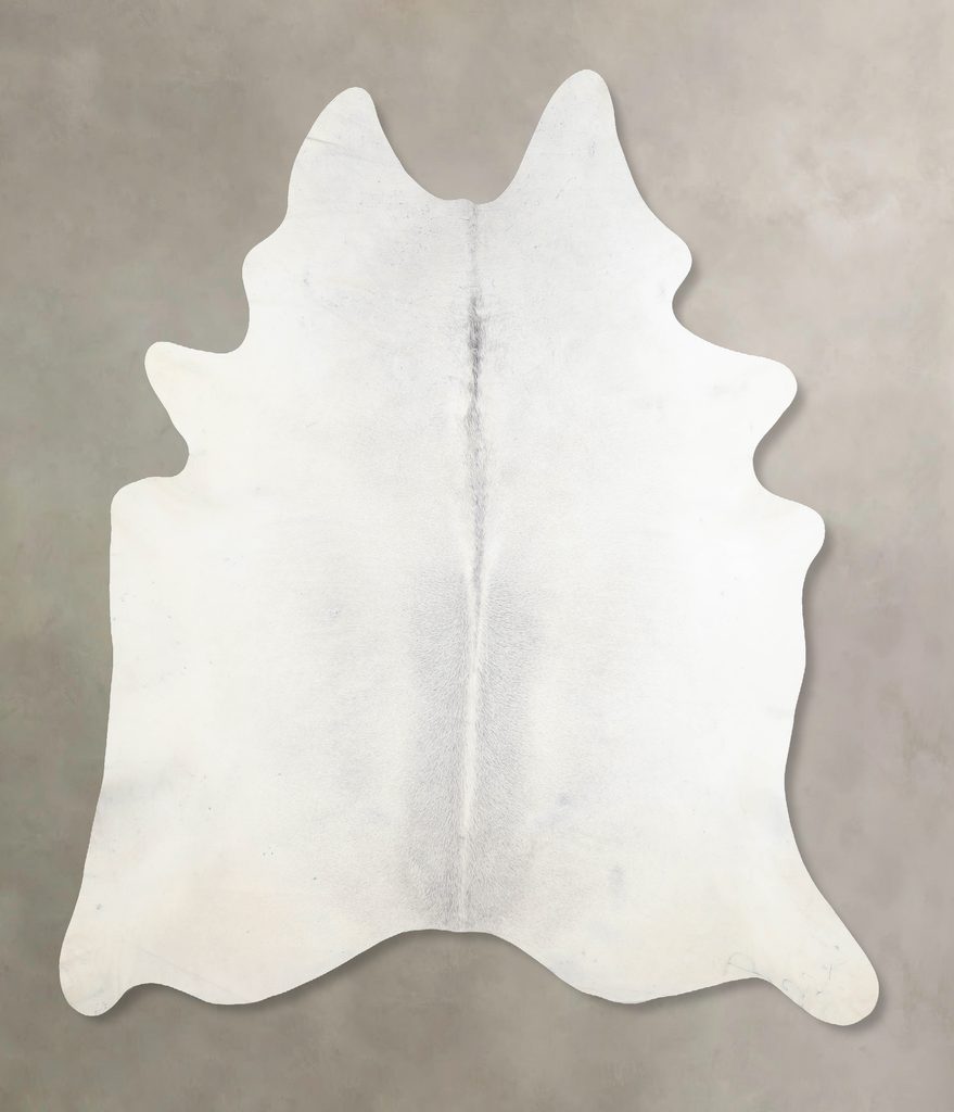 Light Grey XX-Large Brazilian Cowhide Rug 7'9"H x 7'0"W #A29491 by Hudson Hides