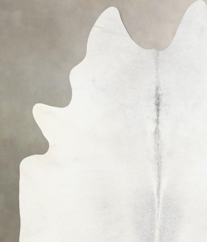 Light Grey XX-Large Brazilian Cowhide Rug 7'9"H x 7'0"W #A29491 by Hudson Hides