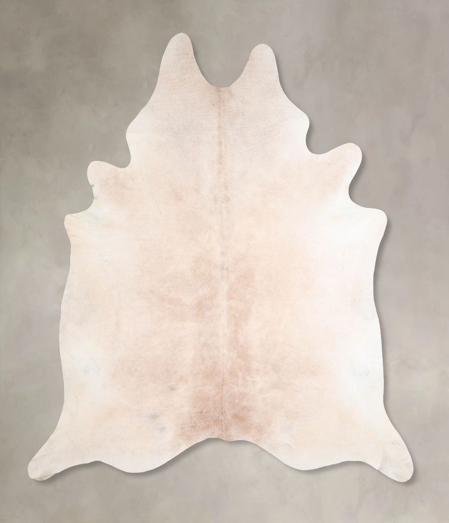 Beige XX-Large Brazilian Cowhide Rug 8'5"H x 7'10"W #A29507 by Hudson Hides