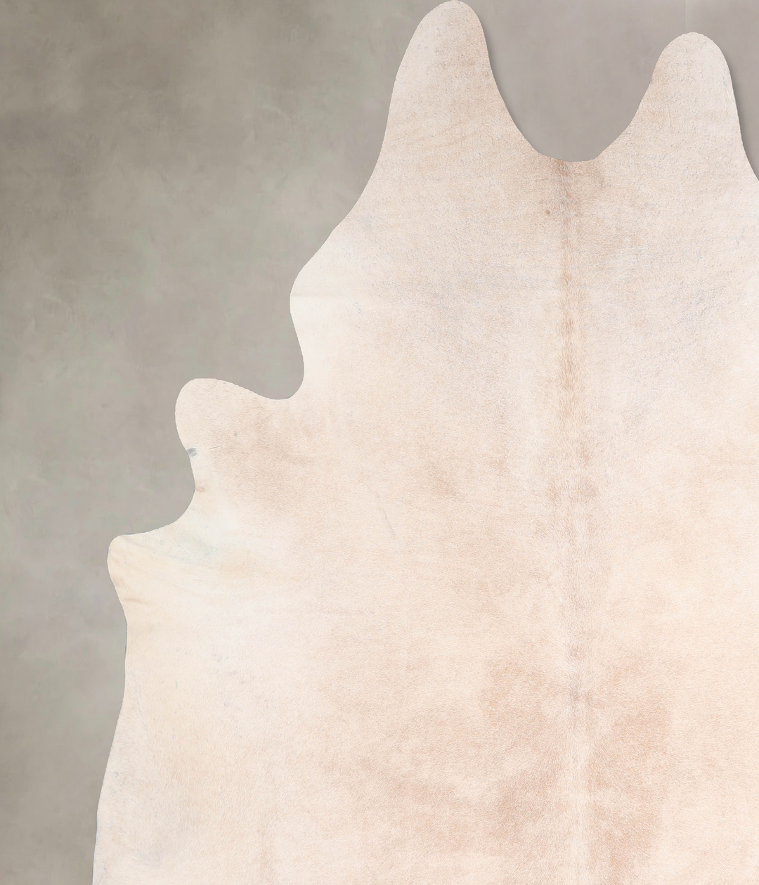 Beige XX-Large Brazilian Cowhide Rug 8'5"H x 7'10"W #A29507 by Hudson 