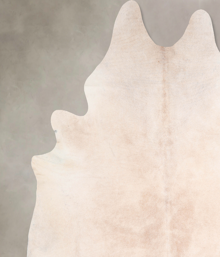 Beige XX-Large Brazilian Cowhide Rug 8'5"H x 7'10"W #A29507 by Hudson Hides