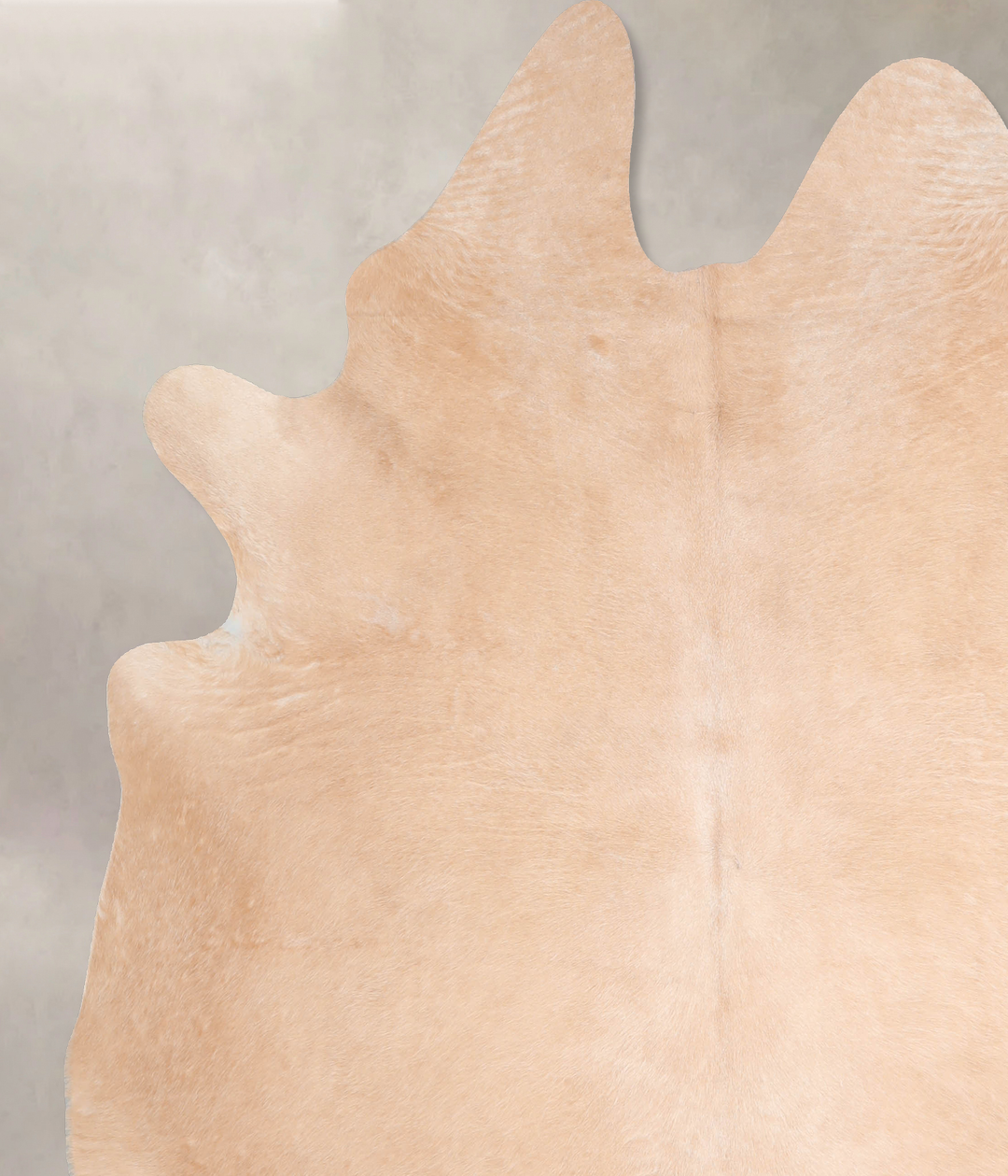 Beige XX-Large Brazilian Cowhide Rug 7'4"H x 6'10"W #A29509 by Hudson 
