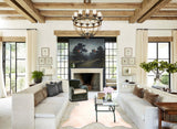 Beige XX-Large Brazilian Cowhide Rug 7'11"H x 7'4"W #A29511 by Hudson Hides