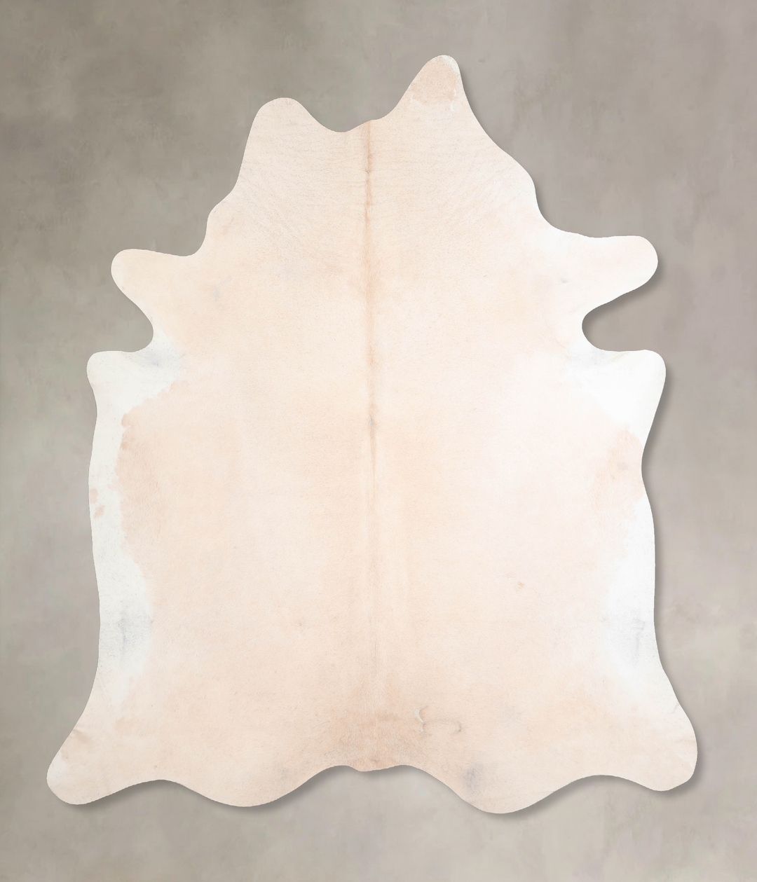 Beige XX-Large Brazilian Cowhide Rug 7'6"H x 6'10"W #A29513 by Hudson 