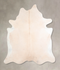 Beige XX-Large Brazilian Cowhide Rug 7'6