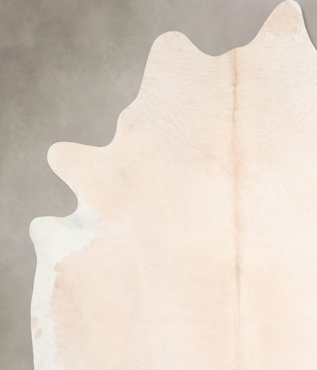 Beige XX-Large Brazilian Cowhide Rug 7'6"H x 6'10"W #A29513 by Hudson 