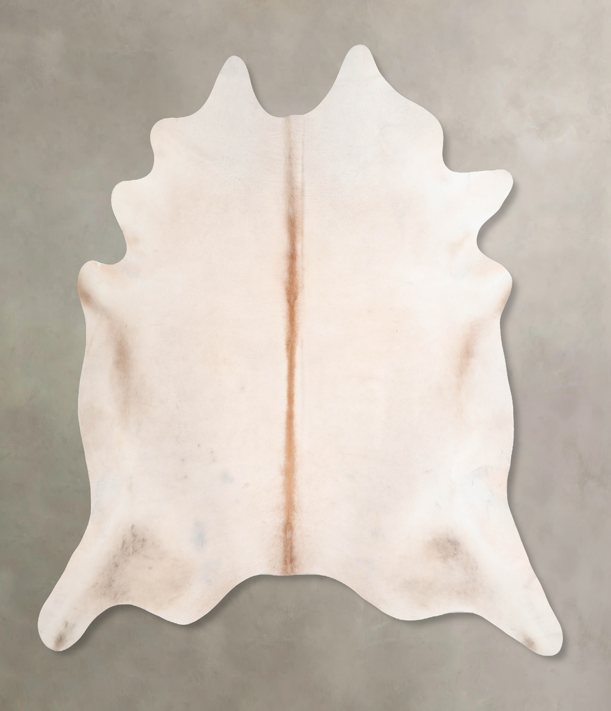 Beige XX-Large Brazilian Cowhide Rug 7'2"H x 7'1"W #A29527 by Hudson Hides