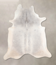 Medium Grey XX-Large Brazilian Cowhide Rug 7'7"H x 7'5"W #A29535 by Hudson Hides