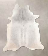 Medium Grey XX-Large Brazilian Cowhide Rug 7'7"H x 7'5"W #A29535 by Hudson Hides