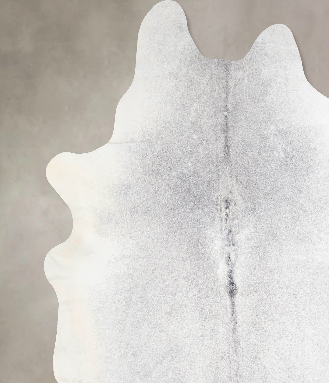 Medium Grey XX-Large Brazilian Cowhide Rug 8'6"H x 7'11"W #A29536 by H