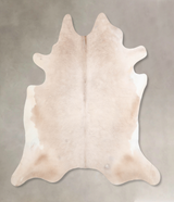 Beige XX-Large Brazilian Cowhide Rug 7'1"H x 7'3"W #A29626 by Hudson Hides