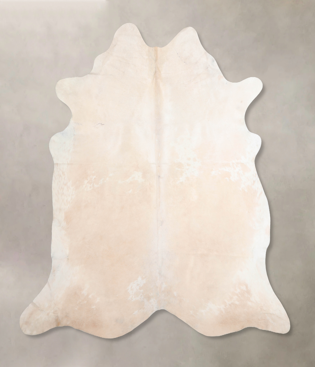 Beige XX-Large Brazilian Cowhide Rug 7'6"H x 7'4"W #A29631 by Hudson H