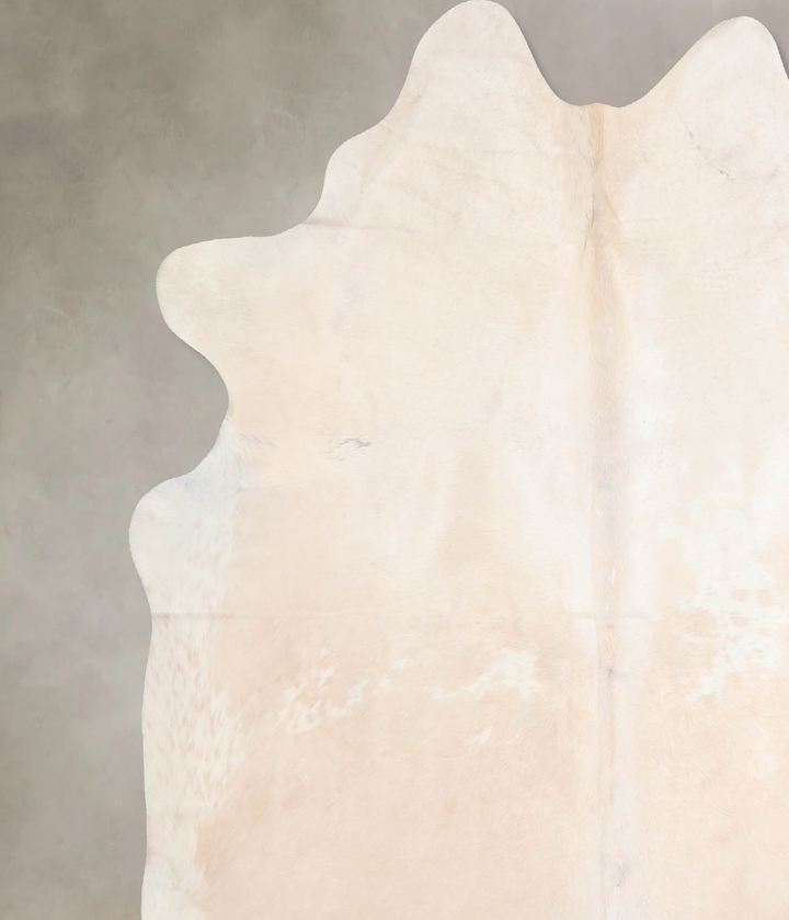 Beige XX-Large Brazilian Cowhide Rug 7'6"H x 7'4"W #A29631 by Hudson Hides