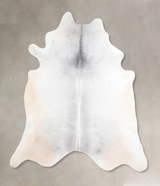 Medium Grey XX-Large Brazilian Cowhide Rug 7'3"H x 7'0"W #A29639 by Hudson Hides